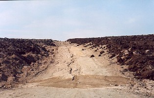 Control of Soil Erosion in Re-Constructed Waterway