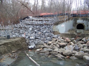Completed Outfall 101, November 2008