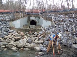Completed Outfall 101, November 2008 