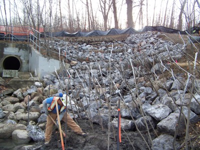 Completed Outfall 101, November 2008 