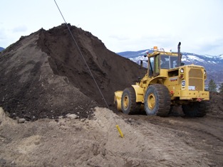 Composted biosolids used as soil amendment