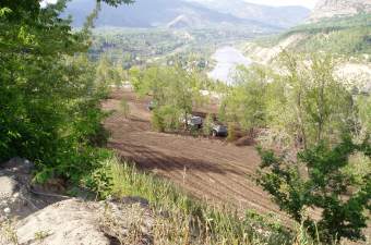 Soil capping in July and November 2004 