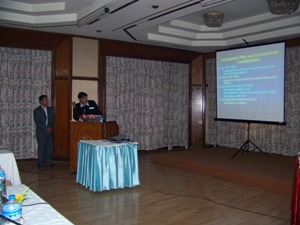 Presenters; Mr. Ramesh Prasad Sapkota, and Nawraj Neupane