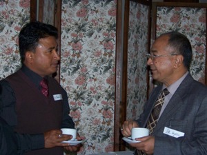Mr. Kalyan Thapa and Mr. Shanti K. Hyoju of the Department 